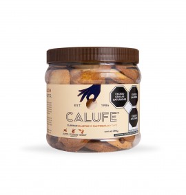 PRODUCTO MUY FRÁGIL Galletas clásicas de mantequilla y café, frasco de 390g