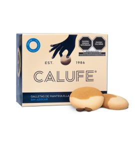 Galletas Sin Azucar De Mantequilla Y Café, Caja De 160 G